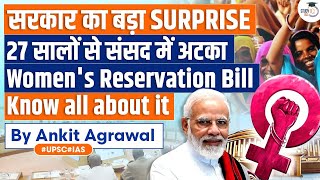 Womens Reservation Bill What It Is Why Its Important  UPSC [upl. by Eldridge]