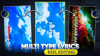 Viral Lyrics Video Editing  Trending Multi Type Lyrics Video Editing In Alight Motion [upl. by Harak24]