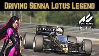 Behind Ayrton Sennas Wheel at the Nordschleife assettocorsa nordschleife senna ps5 [upl. by Anileme]