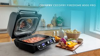 Air grill fryer Cecofry FireDome 8000 Pro [upl. by Ahtabat]