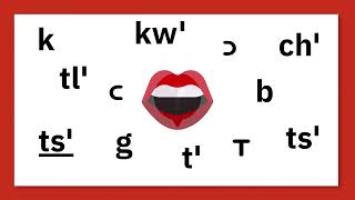 Dakelh Alphabet 5 Glottalized Consonants Lheidli Dialect [upl. by Berlinda973]