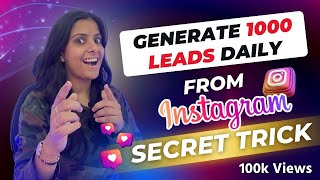 Generate 1000 leads daily from Instagram🤫 Instagram Se Lead Generate Kaise Kare gyankamao [upl. by Noryahs974]