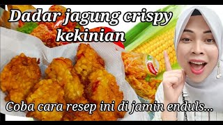 RESEP DADAR JAGUNG CRISPY ANTI GAGAL masakanrumahan masakanindonesia masakansederhana [upl. by Zeni]