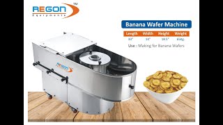 BANANA CHIPS MAKING MACHINE REGON EQUIPMENTS 91 98981 07378 [upl. by Barolet]