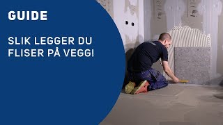 Adda flislegging  våtrom [upl. by Aronas]