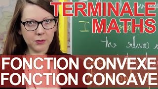 Fonction convexe et fonction concave  Définition  Maths terminale  Les Bons Profs [upl. by Boggers]