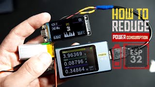 How to reduce power consumption on an ESP32 development board PART1 [upl. by Jovitah547]