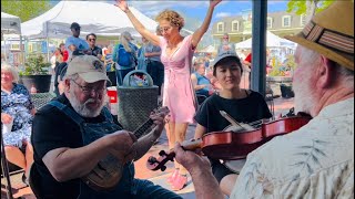 Monroe Stomp Buckdance  Gil Sewell amp Friends  Miss Moonshine at Bear on the Square 2023 [upl. by Anniala54]