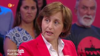 ZDFdonnerstalk  AfD vs SPD Sendung vom 25082016 [upl. by Phip]