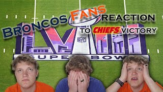 Broncos Fans Reaction to Chiefs Superbowl [upl. by Ierbua476]