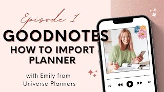 Step 1  How to import Planner on Goodnotes [upl. by Annaj]