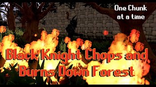 I spent 100 hours cutting and burning down a forest  Fort Forinthry One Chunk Ironman Episode 2 [upl. by Aneerbas198]