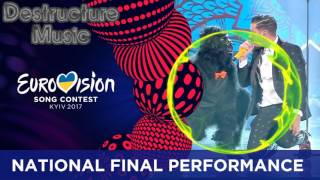 Francesco Gabbani  Occidentalis Karma Italy Eurovision 2017  Destructure Music [upl. by Ojybbob]