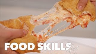 Panzerotti Are the DeepFried HandHeld Cousins of Calzones  Food Skills [upl. by Yesac]