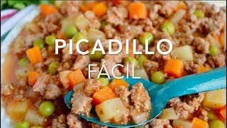 CÓMO HÁCER PICADILLO fácil amp delicioso  Recetas fáciles Pizca de Sabor [upl. by Bonns828]