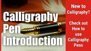 Calligraphy Pen Intro  How to use  Chaitanya Gokhale Calligraphy [upl. by Ahseikram]