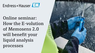 How the Evolution of Memosens 20 will benefit your liquid analysis processes  Online seminar [upl. by Bortman]