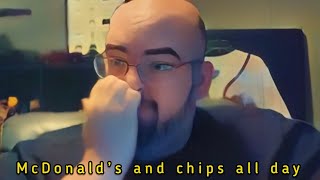 WingsofRedemption stays home and Kelly goes to the gym  Richard eats only McDonald’s and chips [upl. by Notsuoh]