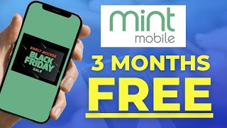 DEAL ALERT Mint Mobile Is Offering 3 Months of Free Phone Service for Black Friday 2023 [upl. by Cristal]