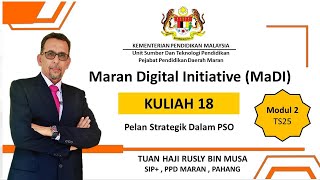 Kuliah18  Pelan Strategik Dalam PSO [upl. by Odilia446]