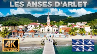 🇲🇶 Martinique  Les Anses dArlet by drone 4K 60fps UHD [upl. by Mandle]