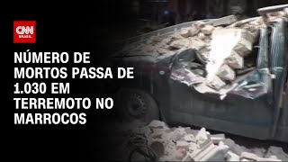 Número de mortos passa de 1030 em terremoto no Marrocos  LIVE CNN [upl. by Kery677]