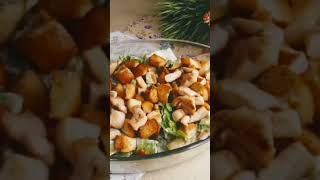 the best cesar salad recipe 🤤 SHORT [upl. by Vida]