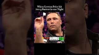 When Gerwyn Price hit two 9 Darters in one Night darts 9darter gerwynprice [upl. by Cirdahc]