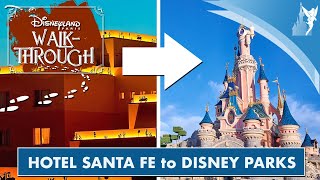 👣 Disneyland Paris WalkThrough  Santa Fe to Disney Parks 2024 [upl. by Aveer]