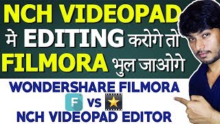 Wondershare Filmora vs NCH VideoPad Editor [upl. by Orgel]