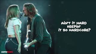 Lady Gaga amp Bradley Cooper  Shallow  Lyrics Video [upl. by Kroo]