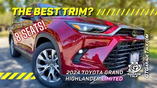 2024 Toyota Grand Highlander Limited Is This the BEST Trim [upl. by Elora]