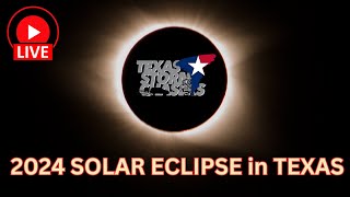 TEXAS SOLAR ECLIPSE 2024 LIVE STREAM [upl. by Loutitia781]