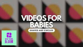 Videos For Babies  Baby Brain Development  Baby Sensory High Contrast Shapes  10 Minutes [upl. by Okemak74]