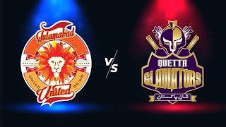 HIGHLIGHTS Islamabad United vs Quetta Gladiator 8th match Highlights [upl. by Latvina]