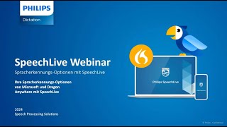 Webinar SpracherkennungsOptionen mit SpeechLive – Microsoft amp Dragon Anywhere im Vergleich [upl. by Harutek]