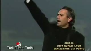 2002 2003 Denizlispor Porto JOSE MOURİNHOLU UEFA Kupası 4Tur Maçı [upl. by Bronwen561]