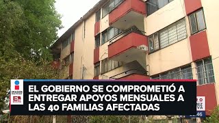 Rescatan pertenencias de edificio dañado en CDMX [upl. by Everara]