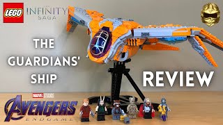 LEGO Marvel Infinity Saga 76193 The Guardians Ship Review Guardians of the Galaxy Benatar [upl. by Hekking]