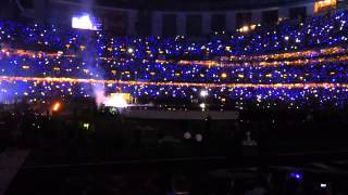 SUPERBOWL Half Time Show from inside the superdome stadium Beyonce 1 [upl. by Nivanod]