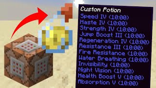 How To Make Custom Potions in Minecraft 121 Command Tutorial [upl. by Notsuj529]