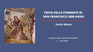 Santa Messa della Festa delle Stimmate di San Francesco 2024  Nazaret [upl. by Etnovert]