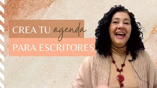 Cómo CREAR una AGENDA para ESCRITORES con Canva [upl. by Enoval]