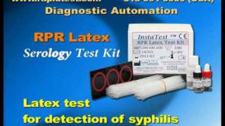 RPR Rapid Plasma Reagin Serology kit [upl. by Itsuj184]