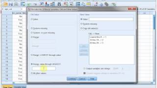 SPSS Grouped frequency table [upl. by Kalbli]