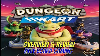 Dungeon Kart Board Game Overview amp Review [upl. by Airdnahs366]