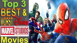 Top 3 Worst amp Best Cinematic Marvel Movies [upl. by Parshall717]