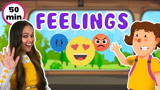 Learn Feelings and Emotions with Ms Moni  Kids Learning Videos [upl. by Enitsud]