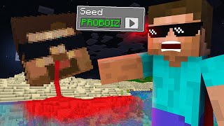 Testing Scary Minecraft SEEDS That are actually REAL [upl. by Nace]