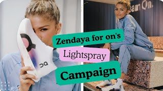 Zendaya for On’s ‘LightSpray’ campaign  zendaya  news  campaign [upl. by Lainad]